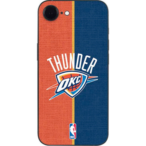 NBA OKC Thunder Split iPhone 16e Skin